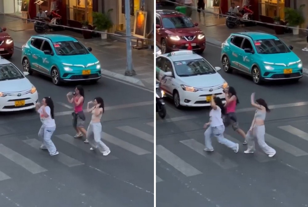 Clip "các cô gái nhảy múa giữa đường tại TPHCM" gây tranh cãi tuần qua
