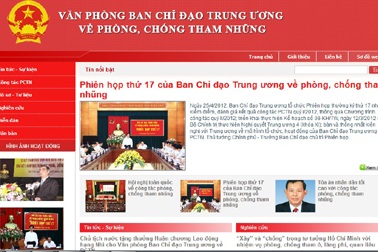 Khai trương Trang tin điện tử về phòng chống tham nhũng