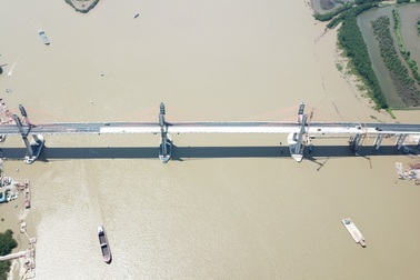 Ngắm cầu Bạch Đằng hơn 7.000 tỉ sắp hoàn thành