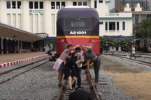 Quán cà phê cải tạo từ xe lửa "hút" khách check-in