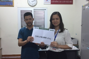 Gần 250 triệu đồng đến với em Mè Thị Oanh bị bệnh tim