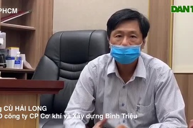 Ông Cù Hải Long, Tổng Giám đốc Công ty CP Cơ khí và Xây dựng Bình Triệu
