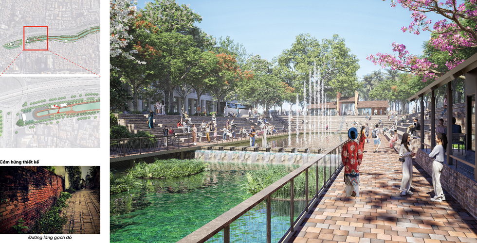 Phối cảnh đẹp ngỡ ngàng dự án công viên dọc sông Tô Lịch - 2 Phối cảnh đẹp ngỡ ngàng dự án công viên dọc sông Tô Lịch - 2