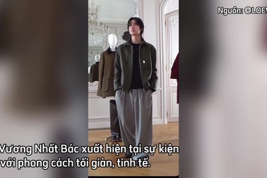 Dương Mịch, Tay Tawan gây chú ý với trang phục độc lạ tại Paris