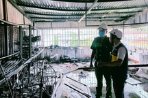 Cháy bếp ăn lớp mầm non ở Phú Thọ