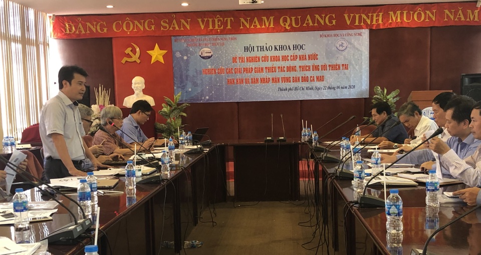 Chuyên gia trường Đại học tìm giải pháp cứu tình trạng hạn mặn cho ĐBSCL - 1 Chuyên gia trường Đại học tìm giải pháp cứu tình trạng hạn mặn cho ĐBSCL - 1