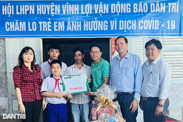 Hai em nhỏ "mẹ mất vì Covid-19, cha ung thư" được hỗ trợ hơn 150 triệu đồng