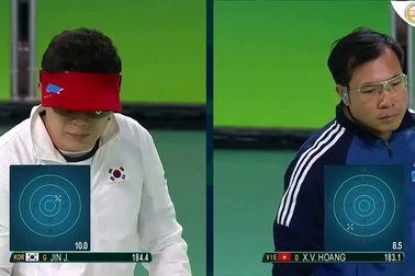 Nhìn lại hai lượt bắn cuối của Hoàng Xuân Vinh