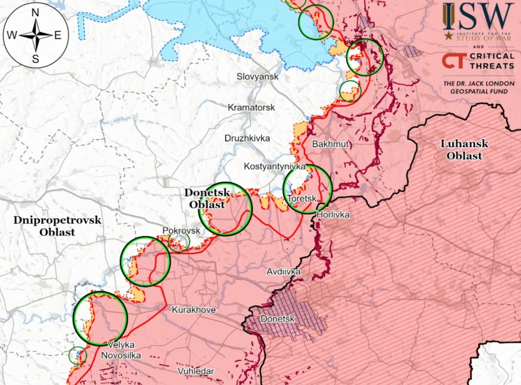 Nga công phá mắt xích chủ chốt, vành đai pháo đài Ukraine nguy cơ thất thủ - 2 Nga công phá mắt xích chủ chốt, vành đai pháo đài Ukraine nguy cơ thất thủ - 2