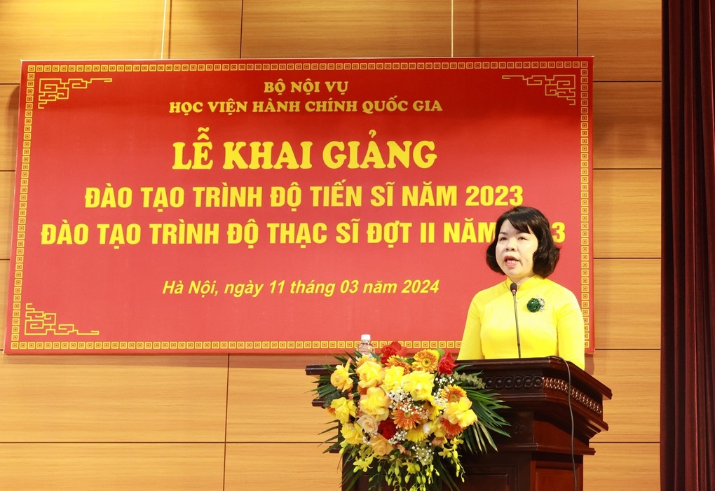 Học viện Hành chính Quốc gia khai giảng đào tạo tiến sĩ, thạc sĩ - 4 Học viện Hành chính Quốc gia khai giảng đào tạo tiến sĩ, thạc sĩ - 4