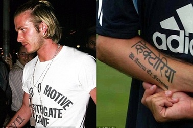 Beckham và “nỗi ám ảnh” với những hình xăm