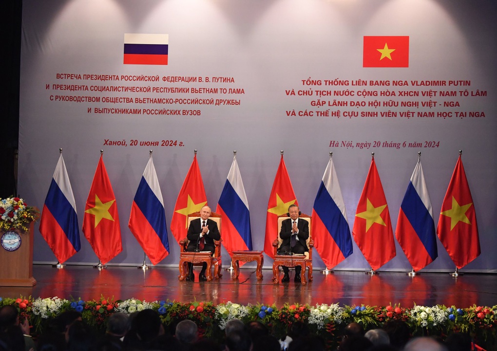 Chủ tịch nước Tô Lâm chủ trì tiệc chiêu đãi Tổng thống Putin - 2