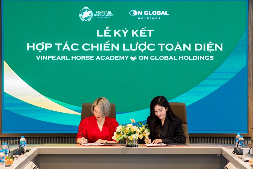 Học viện cưỡi ngựa Vinpearl Vũ Yên ký hợp tác với On Global Holdings - 1 Học viện cưỡi ngựa Vinpearl Vũ Yên ký hợp tác với On Global Holdings - 1