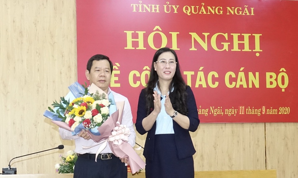 Trưởng Ban Tổ chức Tỉnh ủy Quảng Ngãi được bầu làm Phó Bí thư Tỉnh ủy - 1 Trưởng Ban Tổ chức Tỉnh ủy Quảng Ngãi được bầu làm Phó Bí thư Tỉnh ủy - 1