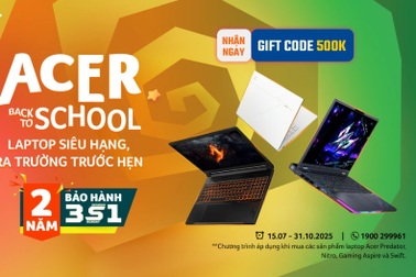 Acer Việt Nam ra mắt chương trình ưu đãi Back To School 2025