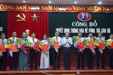 Quảng Bình điều động, bổ nhiệm nhiều chức danh chủ chốt