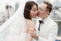 Ảnh cưới lãng mạn của Tùng Dương "Người phán xử" với vợ 4 kém 12 tuổi