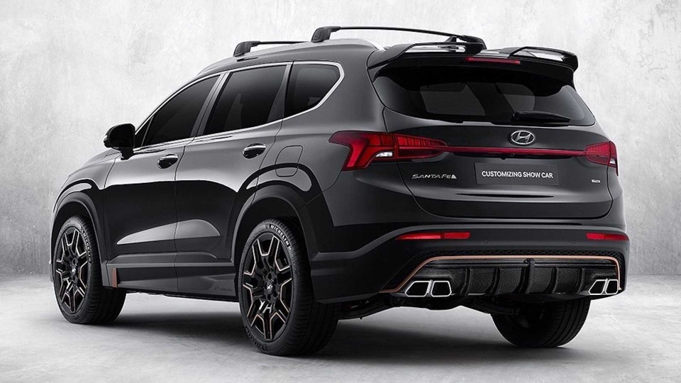Hyundai Santa Fe 2021 có gói nâng cấp thể thao N Performance - 3 Hyundai Santa Fe 2021 có gói nâng cấp thể thao N Performance - 3