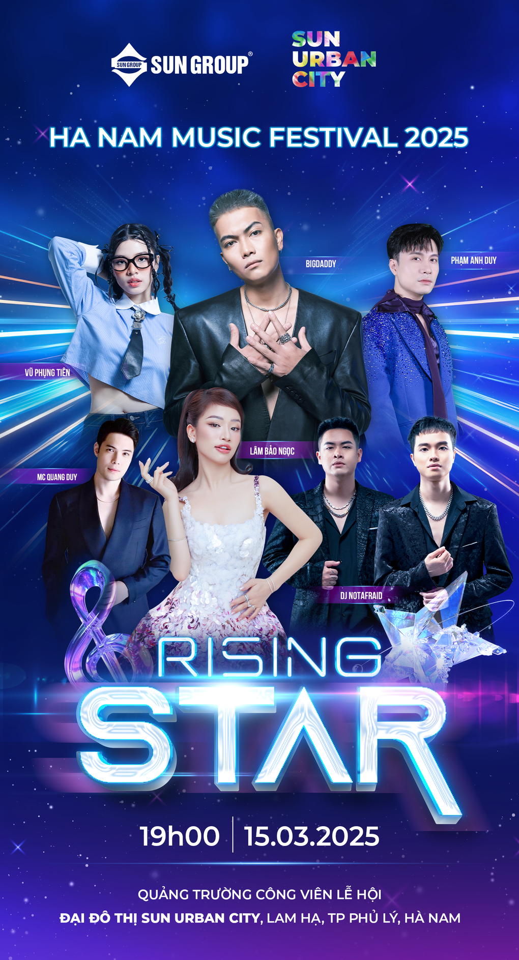 Đêm nhạc Rising Star chuẩn bị khởi động cho mùa hè rực rỡ tại Hà Nam - 1 Đêm nhạc Rising Star chuẩn bị khởi động cho mùa hè rực rỡ tại Hà Nam - 1
