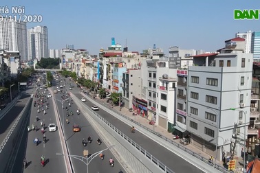 Thông xe đường vành đai 2 trên cao đoạn Ngã Tư Sở - Trường Chinh