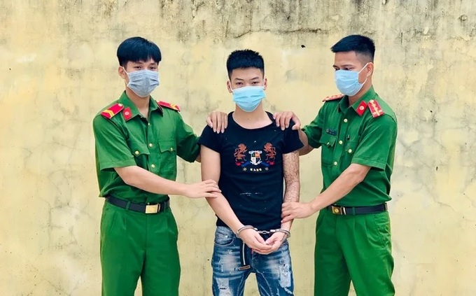 Đối tượng Trần Văn Trường bị bắt sau nhiều tháng bỏ trốn.