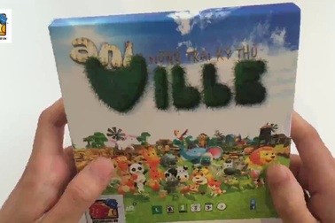 [BoardgameVN] Trên tay AniVille - sách học tiếng Anh 3D