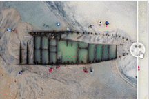 Tàu gỗ cổ phát lộ ở biển Hội An: Hiện vật dần bị vùi lấp trở lại