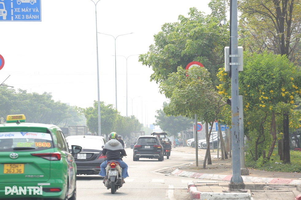 Nhan nhản biển báo núp lùm ở TPHCM gây khó cho tài xế - 1 Nhan nhản biển báo núp lùm ở TPHCM gây khó cho tài xế - 1