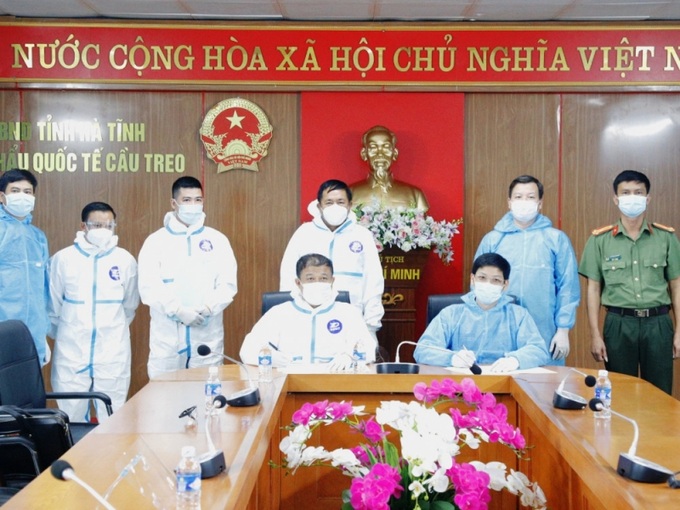 Lễ bàn giao thiết bị y tế tại Cửa khẩu quốc tế Cầu Treo Hà Tĩnh