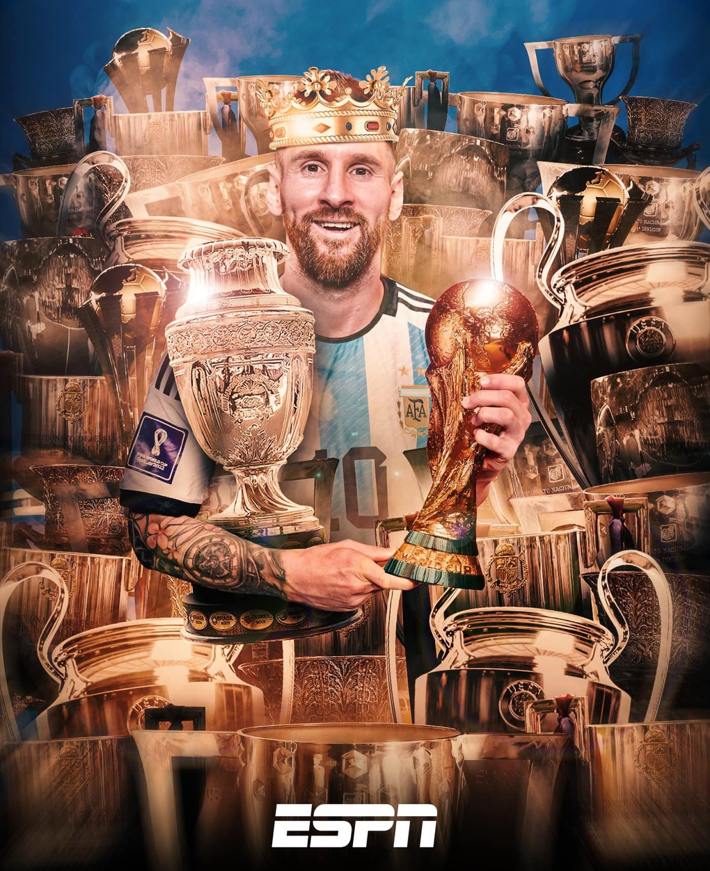 Chiếc cúp vàng World Cup đã đủ giúp Messi trở thành Chiếc cúp vàng World Cup đã đủ giúp Messi trở thành