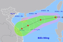 Áp thấp nhiệt đới giật cấp 8 đã đi vào Biển Đông