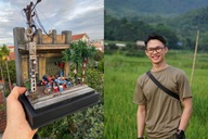 Chàng trai bỏ việc lương 30 triệu, làm mô hình phố phường Hà Nội gây sốt