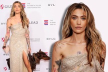 Bị đeo bám, con gái Michael Jackson lo sợ tới mức dắt cả chó lên thảm đỏ