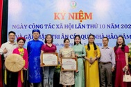 Tri ân báo Dân trí và bạn đọc tại Lễ kỷ niệm Ngày Công tác xã hội