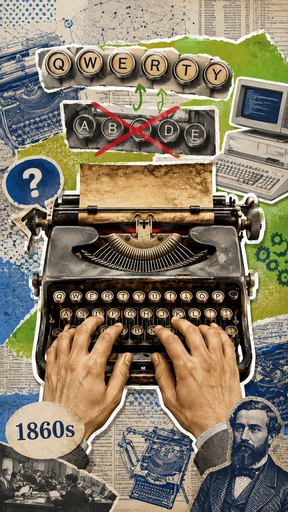 Vì sao bàn phím máy tính bắt đầu bằng QWERTY thay vì ABCD?