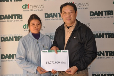 Gần 55 triệu đồng đến với gia đình bé Lê Đình Đồng