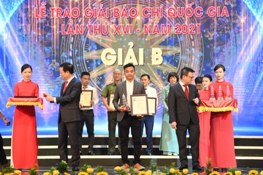 Báo Dân trí đoạt giải B và C Giải Báo chí Quốc gia