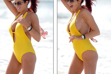 Người đẹp Anh khoe dáng trên biển