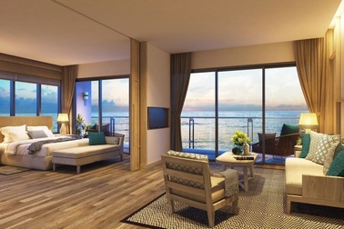 Nét độc đáo của căn hộ khách sạn 100% mặt tiền biển Melia Hồ Tràm