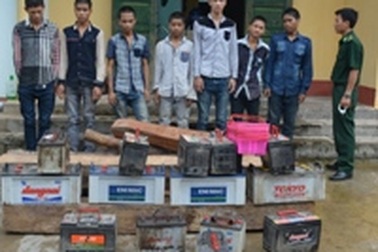 Bắt giữ 7 đối tượng chuyên trộm cắp tại cửa khẩu