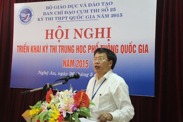 Hơn 3.300 cán bộ coi thi cụm thi tại Đại học Vinh