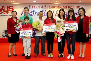 Công bố chủ nhân chuyến “Du học Hè tại Úc & Singapore” 2015 Của Anh Văn Hội Việt Mỹ (VUS)