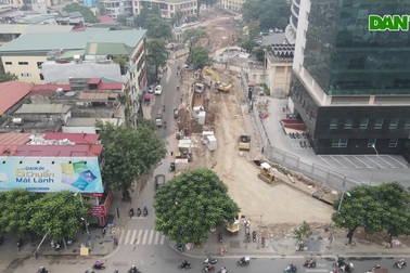 Nút giao Huỳnh Thúc Kháng - Nguyễn Chí Thanh dần thành hình