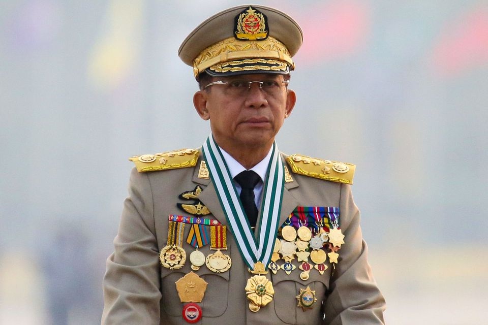 Thống tướng Myanmar lần đầu công du sau đảo chính - 1 Thống tướng Myanmar lần đầu công du sau đảo chính - 1