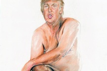 Trưng bày bức tranh khỏa thân trị giá 1,4 triệu USD của Donald Trump