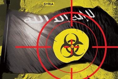 Kho vũ khí hóa học của IS bị dội bom dồn dập