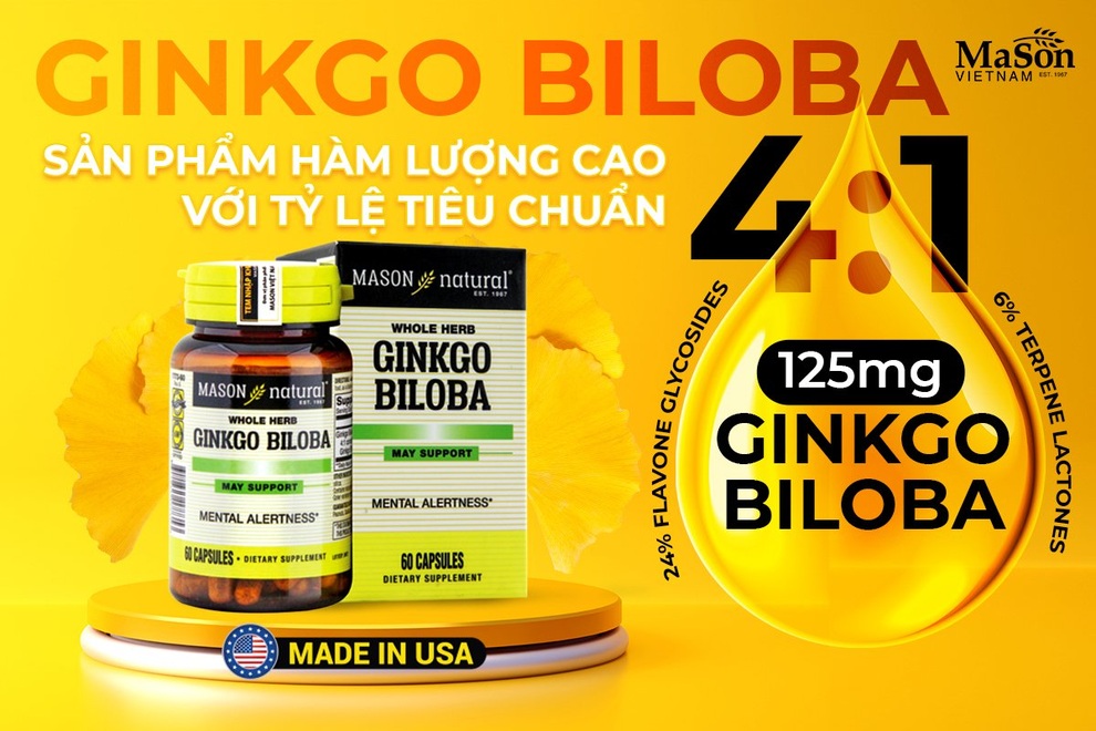 Mason Ginkgo Biloba - Sản phẩm tốt cho não bộ được NSND Mạnh Cường tin dùng - 2 Mason Ginkgo Biloba - Sản phẩm tốt cho não bộ được NSND Mạnh Cường tin dùng - 2