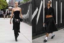 Mặc đồ đen từ đầu đến chân thế nào để trông sành điệu?