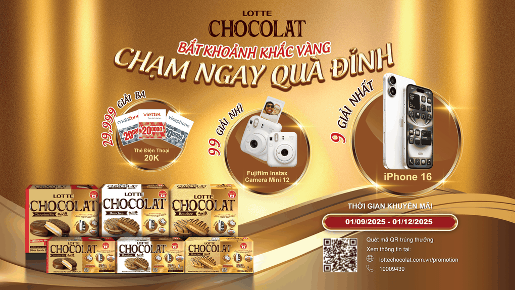 Thưởng bánh thượng hạng, trúng quà giá trị cùng Lotte Chocolat - 3 Thưởng bánh thượng hạng, trúng quà giá trị cùng Lotte Chocolat - 3