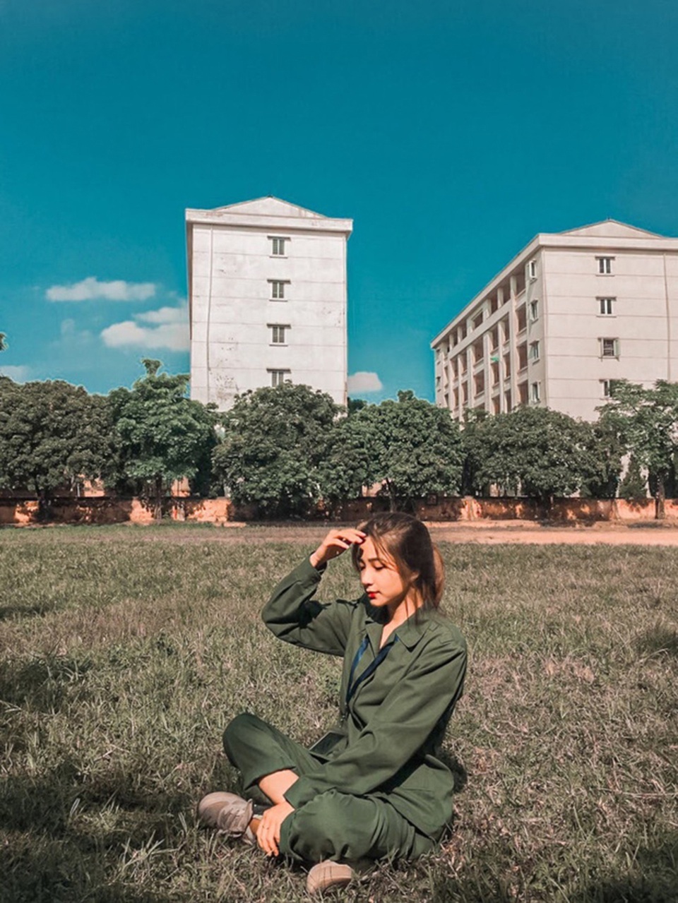 Nam thanh nữ tú HV Chính sách và Phát triển hội tụ mùa học quân sự - 2 Nam thanh nữ tú HV Chính sách và Phát triển hội tụ mùa học quân sự - 2